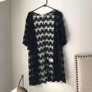 LONG CROCHET KIMONO